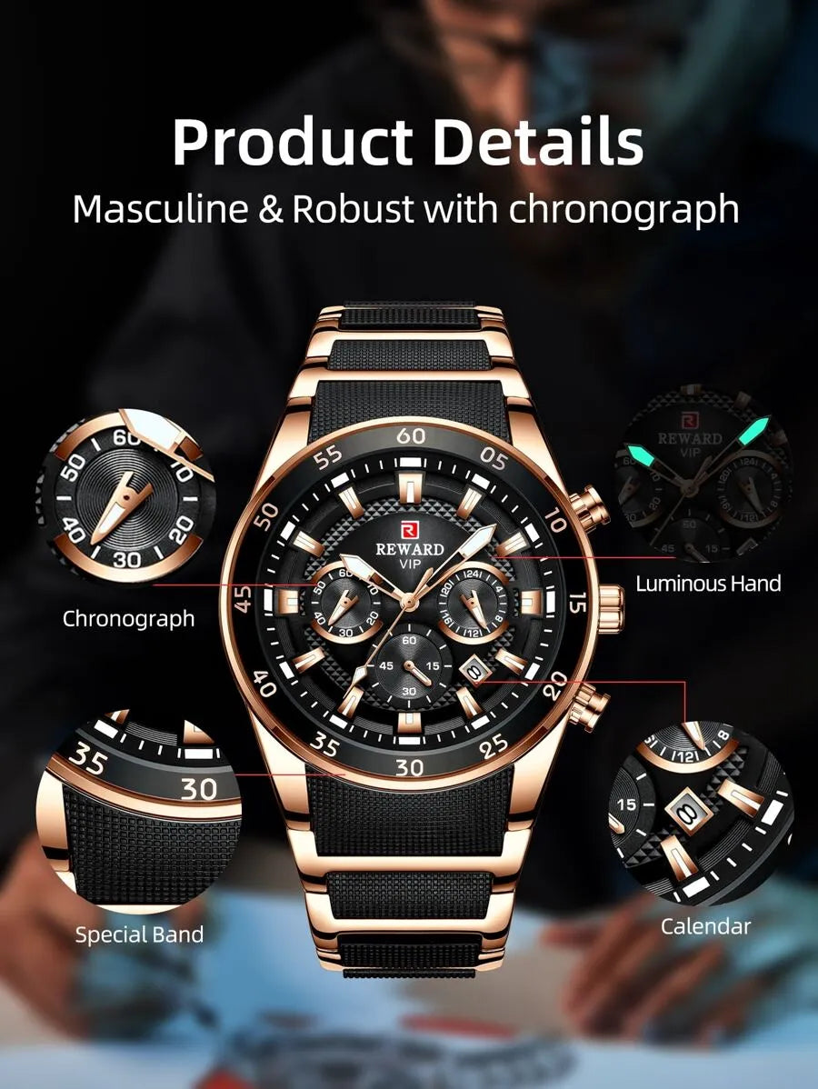 Luxury Men Reward Sports Chronograph Watch -RD81011M